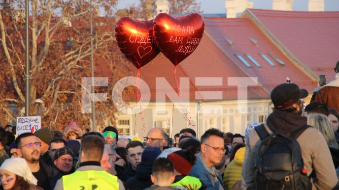 Doček večeras u Novom Sadu Doček večeras u Novom Sadu